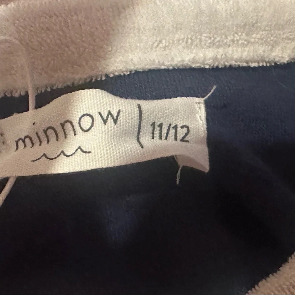 NWT Minnow Navy and White Coverup 11/12